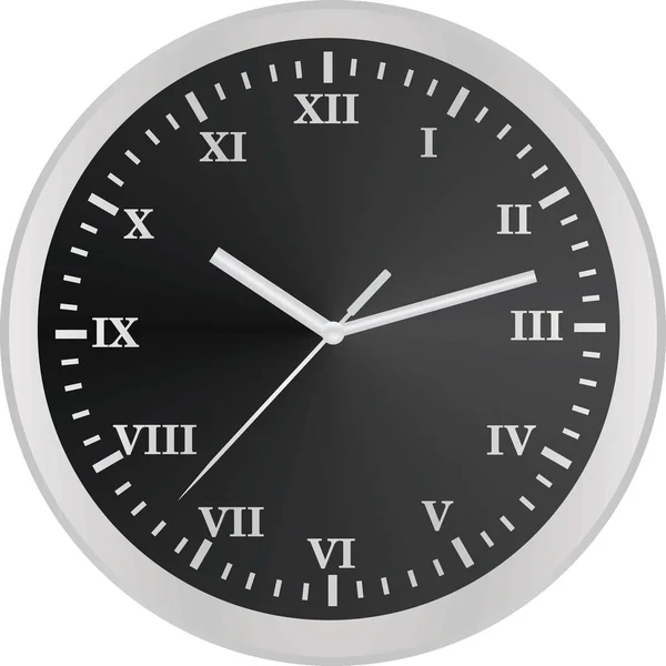 Classic Wall Clock Template Vector Illustration — Stock Vector