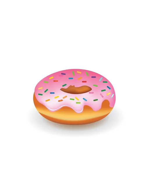 Donuts Con Aspersión Vector — Vector de stock
