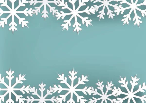 Schema Dei Fiocchi Neve Illustrazione Vettoriale — Vettoriale Stock