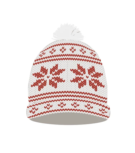 冬の帽子 ベクトル図 — ストックベクタ