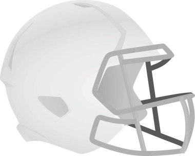 Beyaz Amerikan futbolu kaskı