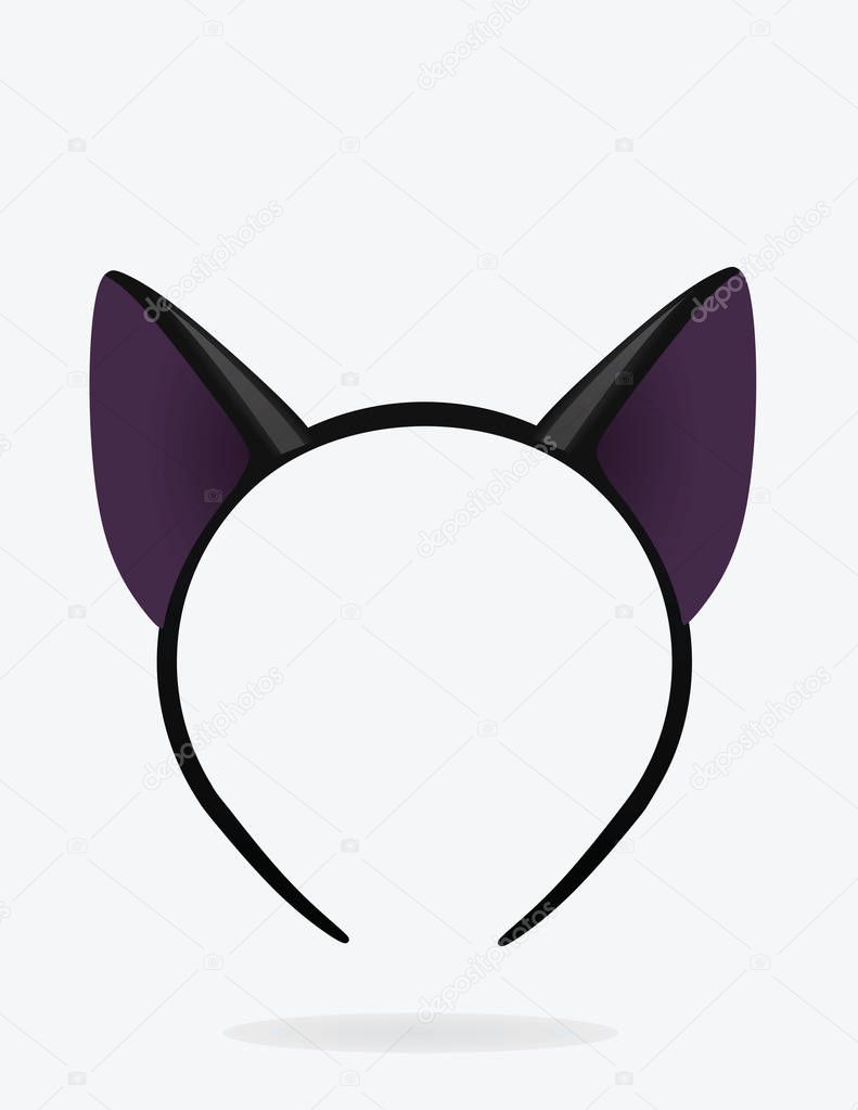 Cat ears. vector illustration