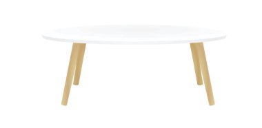 Beyaz sehpa. vektör çizim