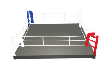 Ring boks ipleri. vektör çizim