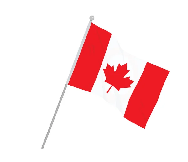Bandera Canadá Ilustración Vectorial — Archivo Imágenes Vectoriales