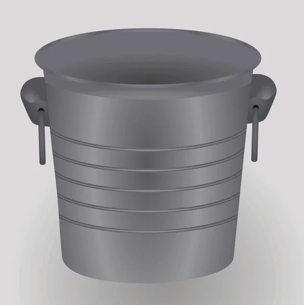 金属桶 向量例证 — 图库矢量图片