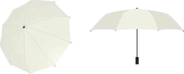 Parapluie Blanc Illustration Vectorielle — Image vectorielle