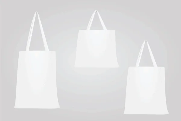 Ensemble Sac Provisions Blanc Illustration Vectorielle — Image vectorielle