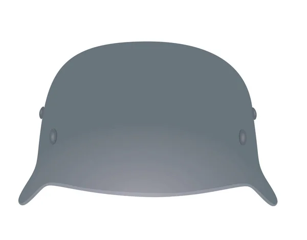 Военный Шлем Векторная Иллюстрация — стоковый вектор