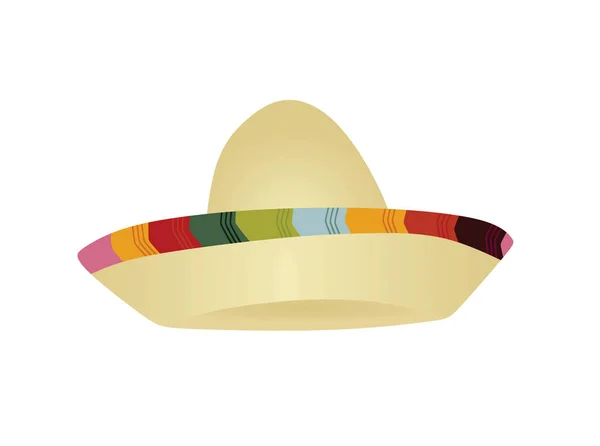 Chapéu Sombrero Ilustração Vetorial — Vetor de Stock