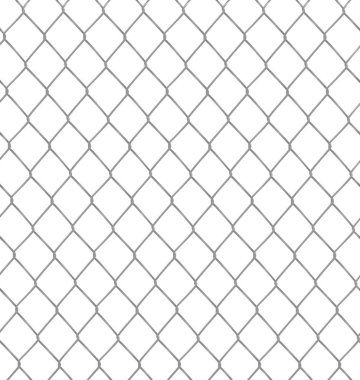 Metalik zincir çit. vektör illüstrasyon