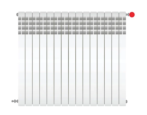 Thuis Verwarming Radiator Vector Illustratie — Stockvector