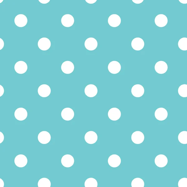 Pois bleu motif sans couture — Image vectorielle