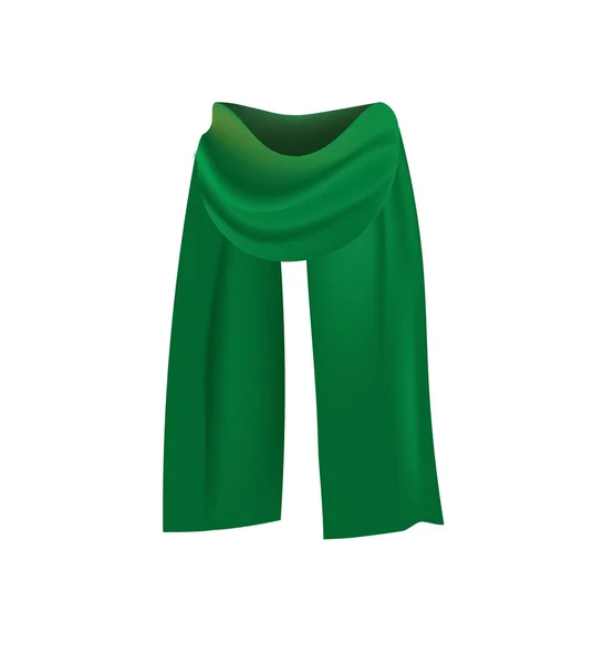 Zelený šátek — Stockový vektor