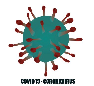 COVID 19-koronavirüs. vektör illüstrasyonu