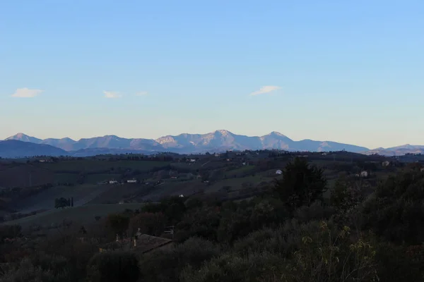 Mountain Landscape Una Vista Tra Natura Selvaggia Paesaggi Mozzafiato Ciò — Foto Stock