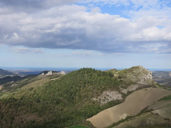 Peisaj Montan Priveliște Între Natura Sălbatică Peisajul Uluitor Ceea Muntele — Fotografie, imagine de stoc
