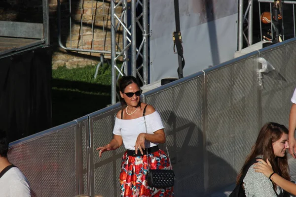 People Vintage Senigallia Itália Agosto 2019 Festival Internacional Música Focado — Fotografia de Stock