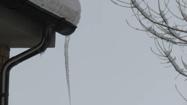 Kar ve buz, kışın el ele gider ve çok özel detaylar oluşturur.