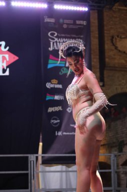 Burlesque, a vintage erotic dance that is still popular today for a very sensual and cheerful striptease