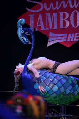 Burlesque, a vintage erotic dance that is still popular today for a very sensual and cheerful striptease