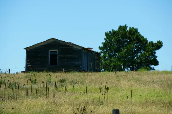 Verlassene Hütte Einem Abgelegenen Ort Nebraska — Stockfoto
