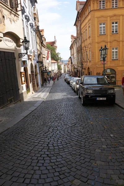 Bunte Gebäude Der Prager Altstadt — Stockfoto