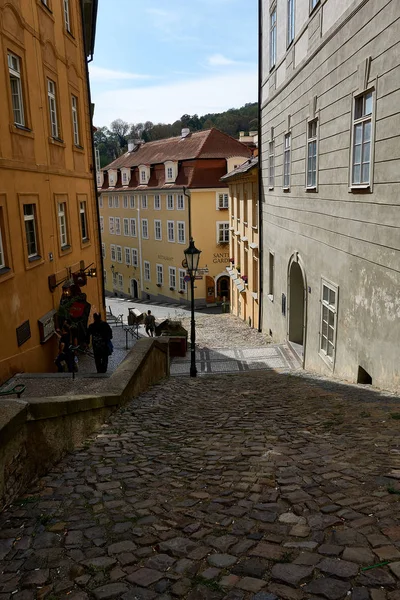 Bunte Gebäude Der Prager Altstadt — Stockfoto