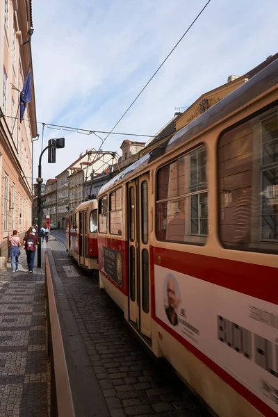 2018 Praga Tem Sistema Transporte Maravilhoso Como Muitos Outros Países — Fotografia de Stock