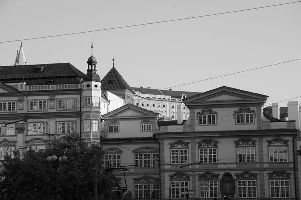 Historické Kamenné Stavby Praze — Stock fotografie