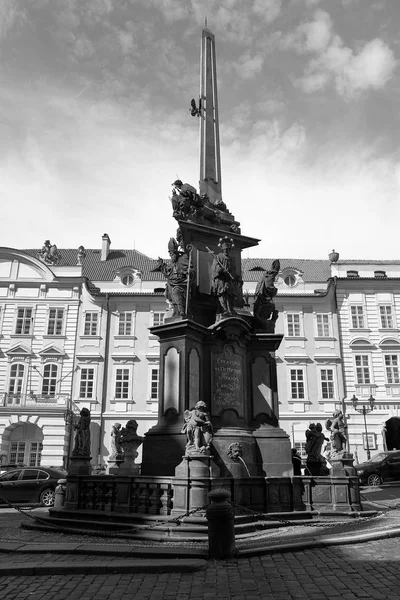 Die Gasse Mit Barocken Statuen Die Meisten Davon Und Statuen — Stockfoto