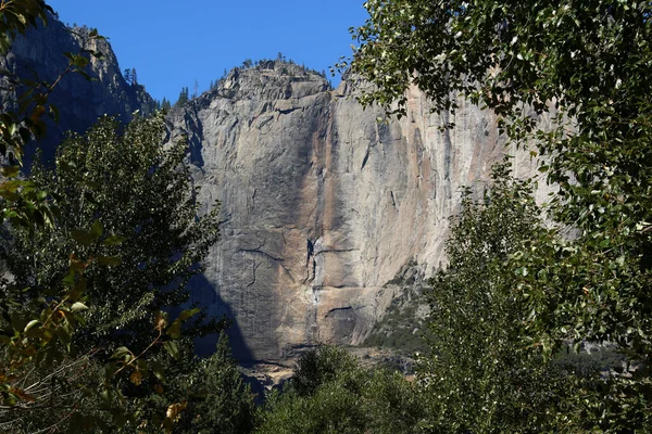 Yosemite Cascada Seca Cada Otoño Después Que Toda Nieve Derrite — Foto de Stock