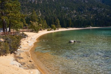 Kum Limanı 'ndaki Boş Yüzme Sahili