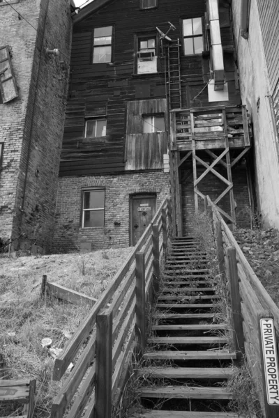 Back Entrance Building Virginia City Nevada — Stock Photo, Image