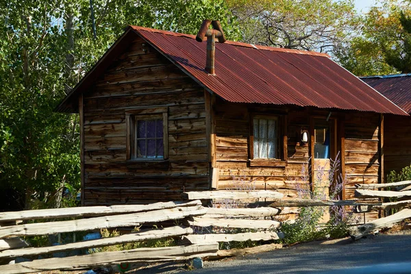 Övergiven Stuga Virginia City Nevada — Stockfoto