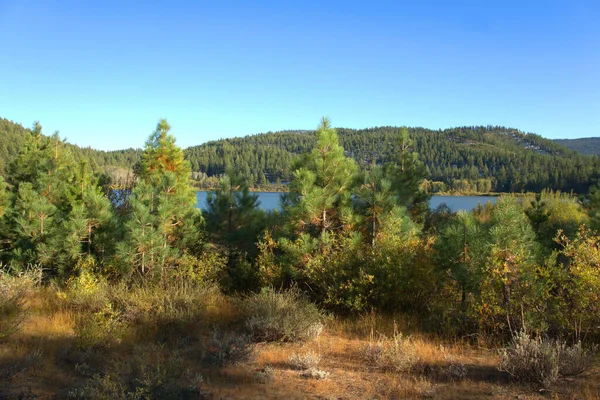 Tahoe Gölü Nde Spooner Gölü Nde Gün Batımı — Stok fotoğraf