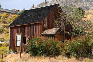 Virginia City, Nevada 'da madencilerin kulübesi
