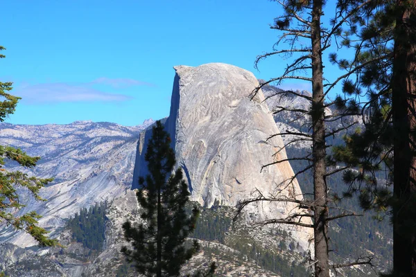 Glacier Point Overlook Commanding View Yosemite Valley Half Dome Yosemite — Stock Photo, Image