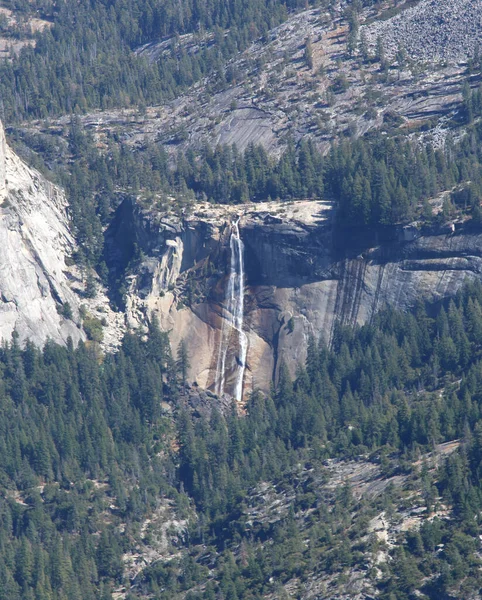 Glacier Point Ένα Παραβλέψουμε Μια Επιβλητική Θέα Του Yosemite Valley — Φωτογραφία Αρχείου