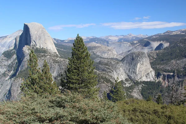 Glacier Point Ein Aussichtspunkt Mit Herrlichem Blick Auf Das Yosemite — Stockfoto