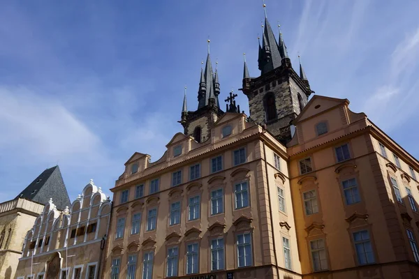 Prag Ist Bekannt Für Seinen Altstädter Ring Das Herz Seines — Stockfoto