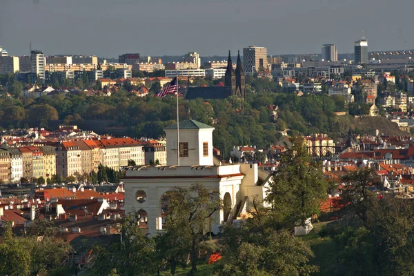 Prager Landschaft Der Späten Nachmittagssonne — Stockfoto