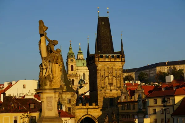 Edifici Architettura Praga Sono Mozzafiato Facciate Dipinte Intagli Intricati Castello — Foto Stock