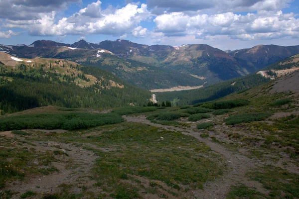 Der Guanella Pass Durchquert Auf Seinem Weg Von Der Zur — Stockfoto