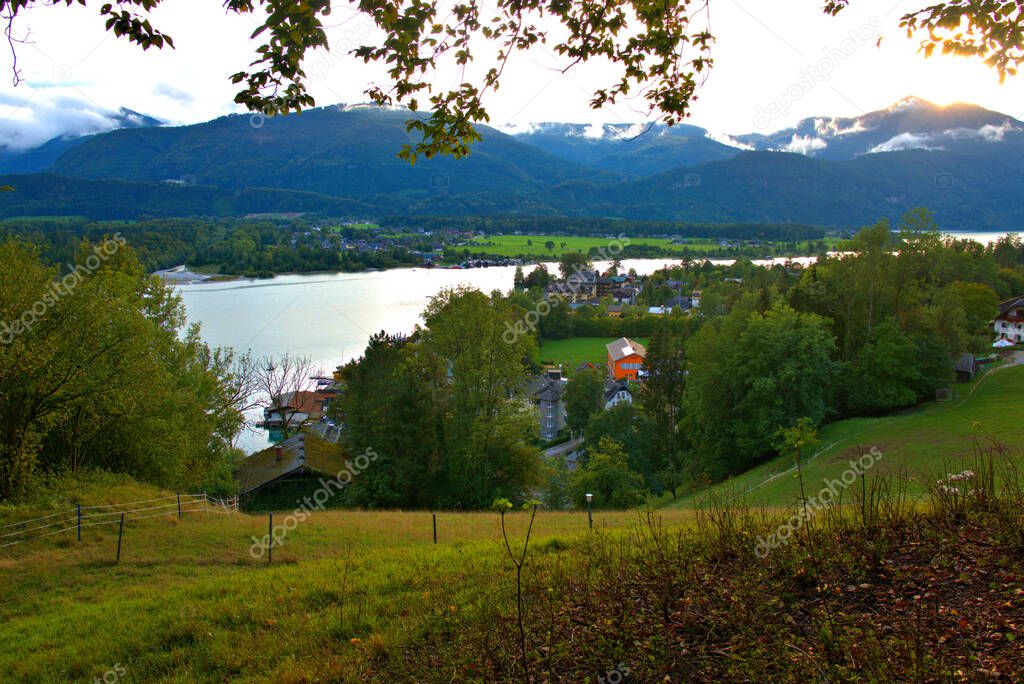 Scenic Landscape around St Wolfgang, Austria