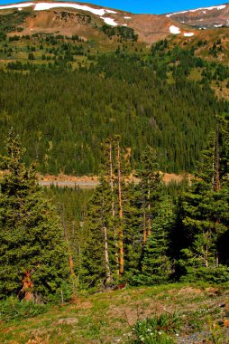 Yüksek bir dağ geçidinde
