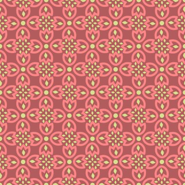 Soyut süslemeli kusursuz desen