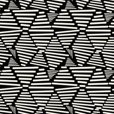 Üçgenli kusursuz soyut desen