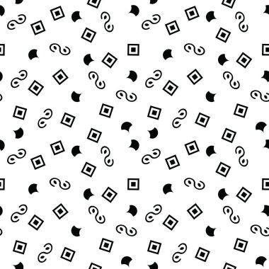 Soyut süsleme ile Dikişsiz dekoratif desen