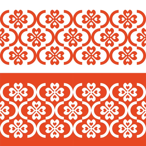 Naadloos Patroon Met Abstract Ornament — Stockvector